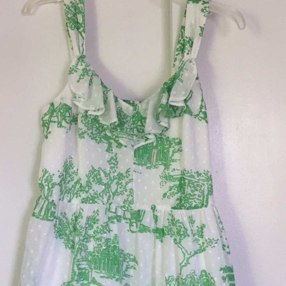 Lilly Pulitzer sundress.